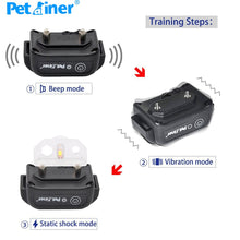 Cargar imagen en el visor de la galería, Collar Electrico Collar de adiestramiento Petrainer PET998DB Recargable (Valido Para 2 Perros)
