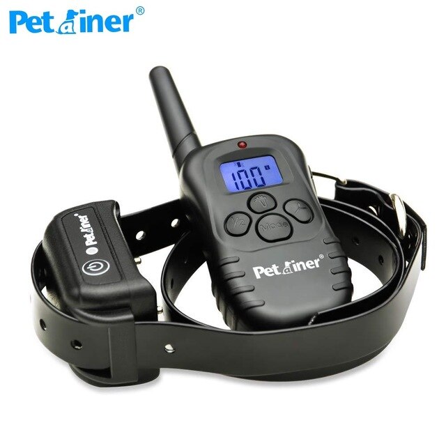 Collar Electrico 1 Perro Collar de adiestramiento Petrainer PET998DB Recargable (Valido Para 2 Perros)